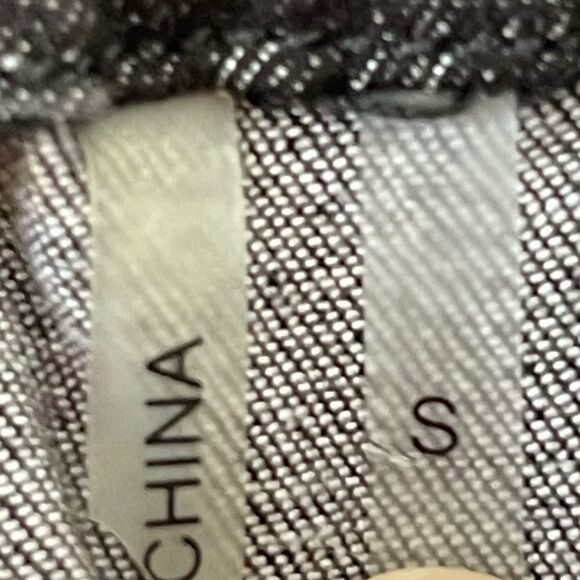 Soft Surroundings Black Denim Pull On Rhinestone Trim Pants Style #27446 Sz S - Picture 5 of 8